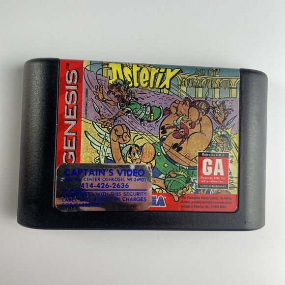 Asterix and the Great Rescue Sega Genesis 1994 Cartridge and Case - Picture 6 of 15